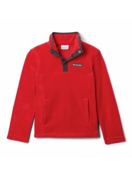 Columbia flisinis džemperis Steens Mtn™ Quarter Snap Fleece Pullover. Spalva raudona
